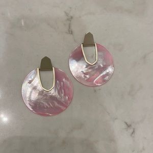 Kendra Scott Pink Pearlescent Earrings